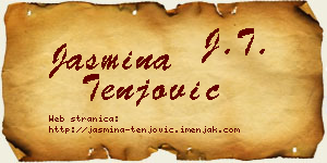 Jasmina Tenjović vizit kartica